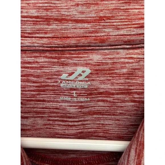 J America Alabama Crimson Tide Mens Large Space Dye Polo Shirt Crimson Red Large - Picture 2 of 3